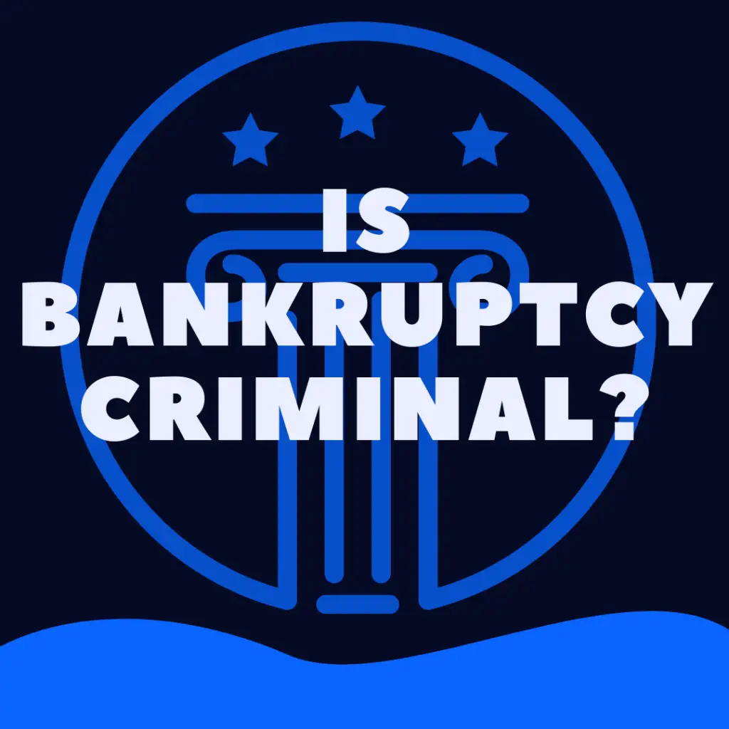 is bankruptcy a criminal offense