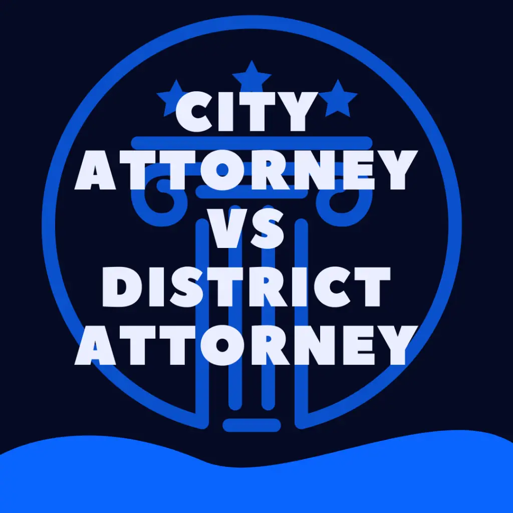 City Attorney vs District Attorney